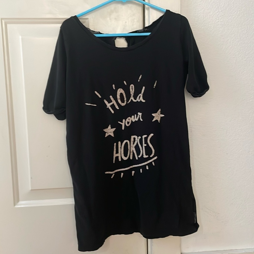 Scotch&Soda Long Shirt “Hold your Horses”// size 1